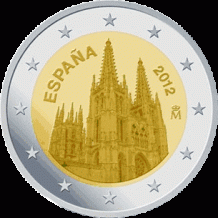 Spanje 2 euro 2012 Burgos UNC